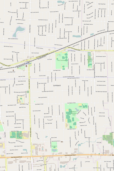 Detailed Editable Vector Map of  Lombard